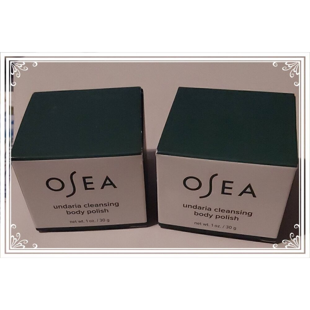 BNIB~Lot of (2) OSEA Undaria Cleansing Body Polish~1 oz. Each~